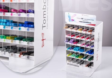 andres/Tombow/Moduldisplay/POS-Lösungen/Acryldisplay/Stiftdisplay
