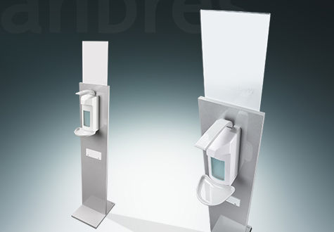 Desinfektion/Desinfektionssäule/Hygieneschutz/Corona/Aufsteller/Desinfektionsaufsteller/Handdesinfektion