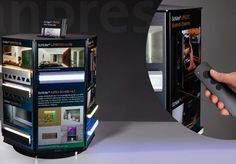 Thekendisplay/Schlüter/andres/Baumarkt/Fachhandel/POS-Lösungen